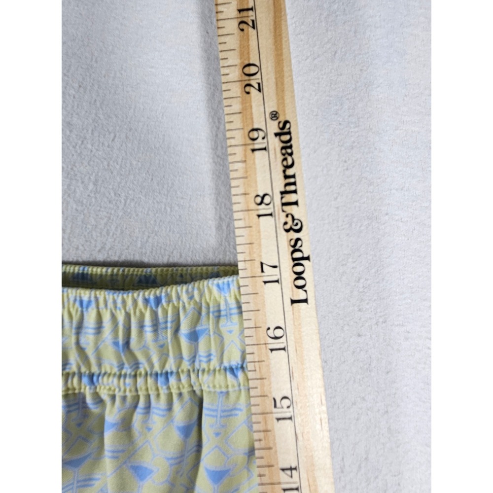 Robert Graham Martini Tower Yellow Blue Swim Trunks Men XL SMRG102 New - Picture 4 of 11